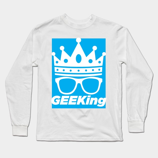 GEEKing SUPReme (bleu) Long Sleeve T-Shirt by GEEKing Official